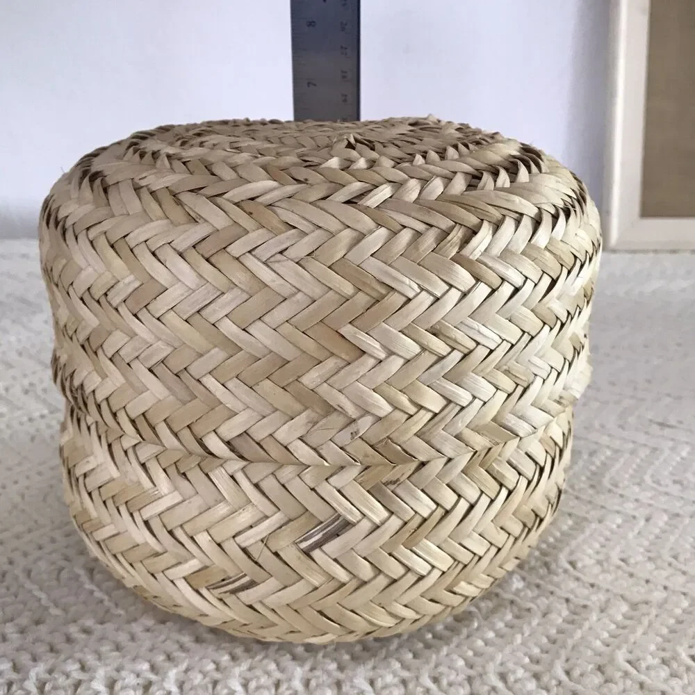 Nesting Baskets Seagrass Straw Reed Woven Set of 12+Organic Nature Boho Handmade